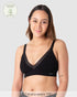 Caress Bamboo Wirefree Nursing Bra in Black