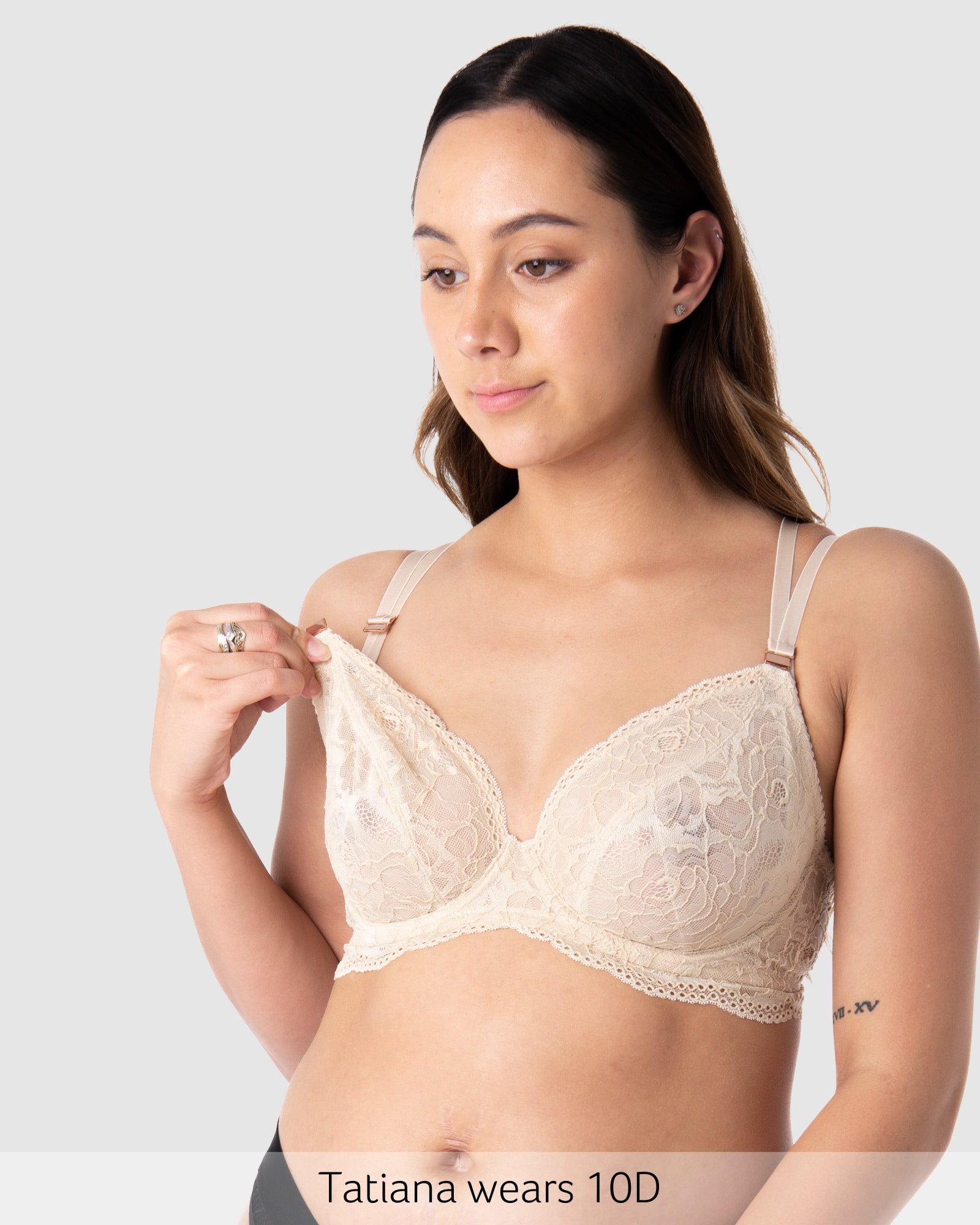 Magnetic Nursing clip featured on Heroine Plunge Flexi Underwire Nursing