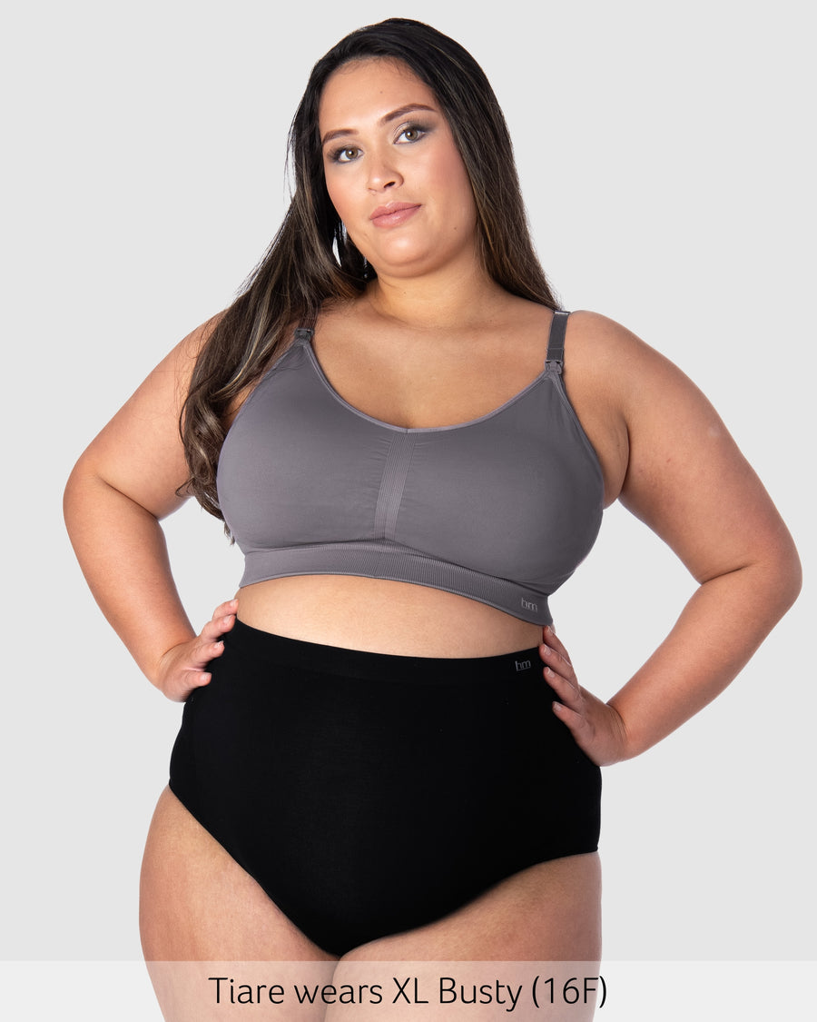 My Necessity Wirefree Nursing Bra in Slate