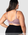 Back of My Necessity Wirefree Nursing Bra in Twilight