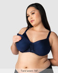 Nursing Clip featured on Obsession Contour Nursing Bra with Flexi Underwire in Navy