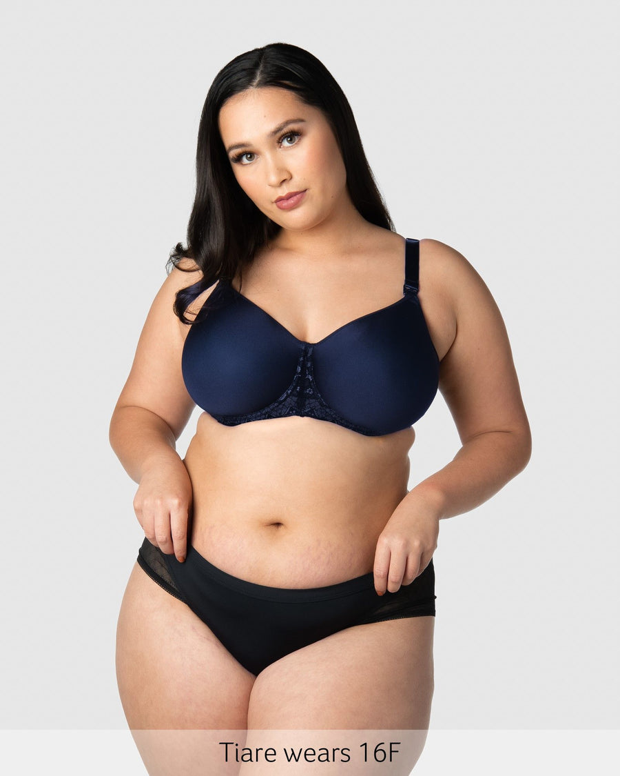Obsession Contour Nursing Bra with Flexi Underwire in Navy