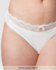 Close up off Show Off Maternity Brief in Ivory