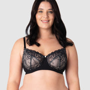 TEMPTATION NURSING BRA WITH FLEXI UNDERWIRE IN BLACK