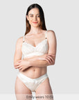 Warrior Maternity Bikini Brief in Ivory