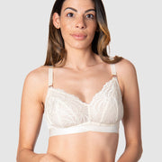 Warrior Wirefree Soft Cup Nursing Bra in Ivory