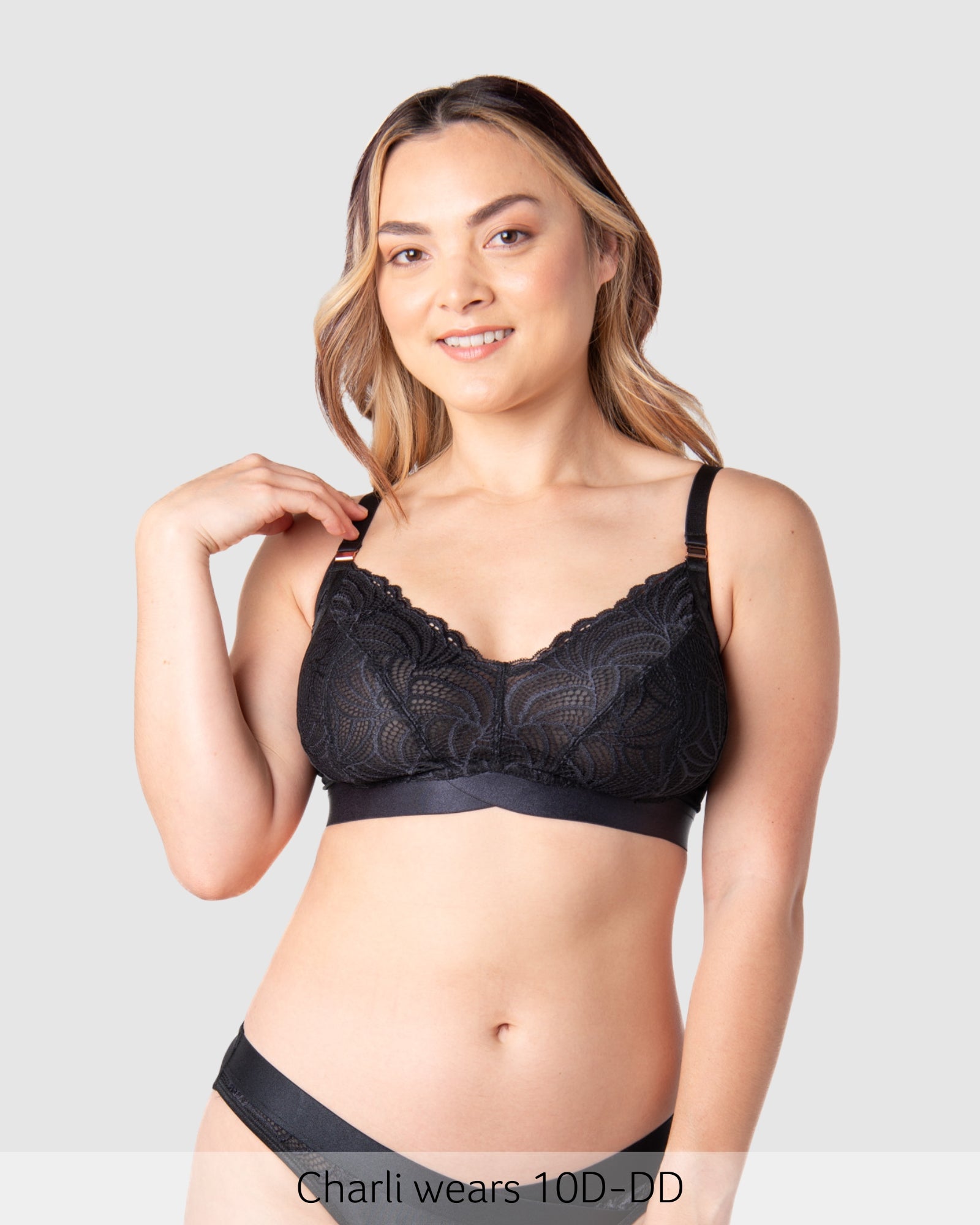 Warrior Multifit Nursing Bra - Black