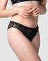 HOTMILK TRUE LUXE MATERNITY BLACK BIKINI BRIEF